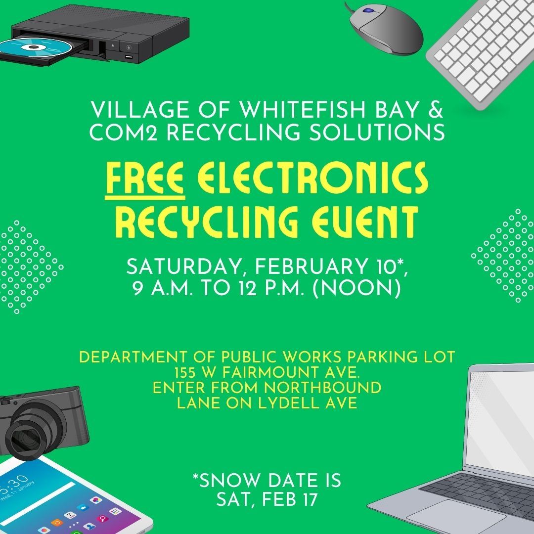 Electronics Recycling Event - Feb 2024