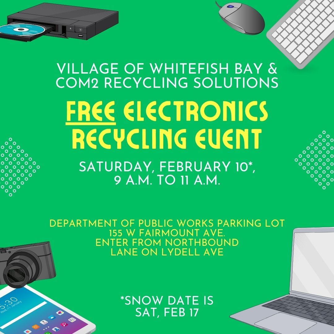 Electronics Recycling Event - Feb 2024