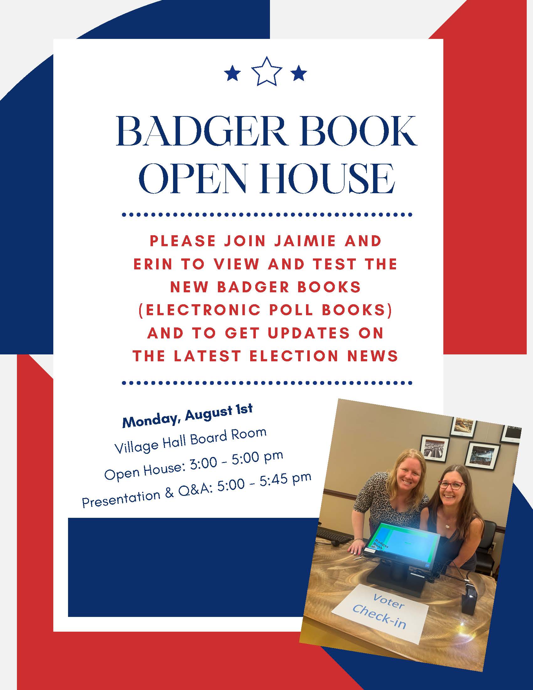 Badger Book Open House